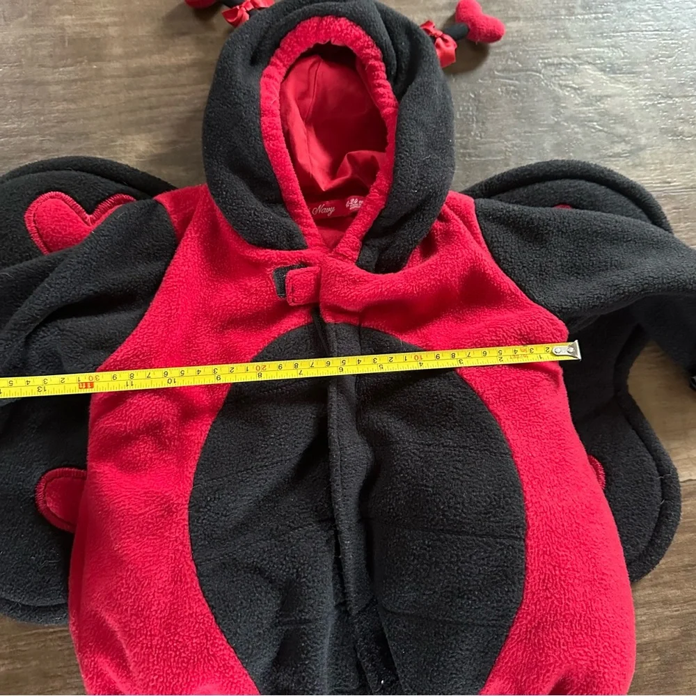 Old Navy fleece lady bug costume
